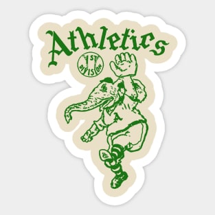 Vintage Oakland A's Sticker